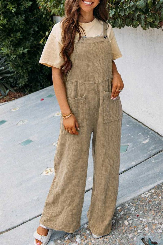 Sunny Overalls (Beige)